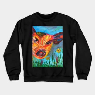 Psychedelic Pig Crewneck Sweatshirt